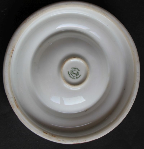 Mielewerke Motorbikes, Comercialcars Advertising-Ashtray 1930 Thomas Porcelain (3131)